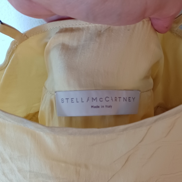 Stella McCartney silk mini dress. Size 40 (6 US) in yellow - Picture 3 of 5